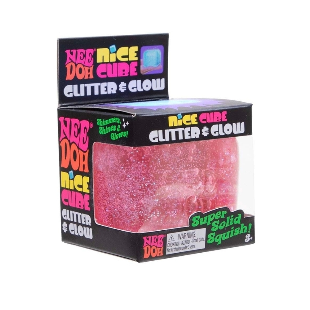 Nee Doh Nice Cube Glitter & Glow